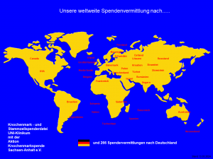 Spendenvermittlungen Weltweit